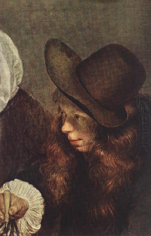 TERBORCH, Gerard The Glass of Lemonade (detail) t china oil painting image